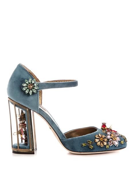 blue dolce and gabbana shoes|dolce and gabbana dg heels.